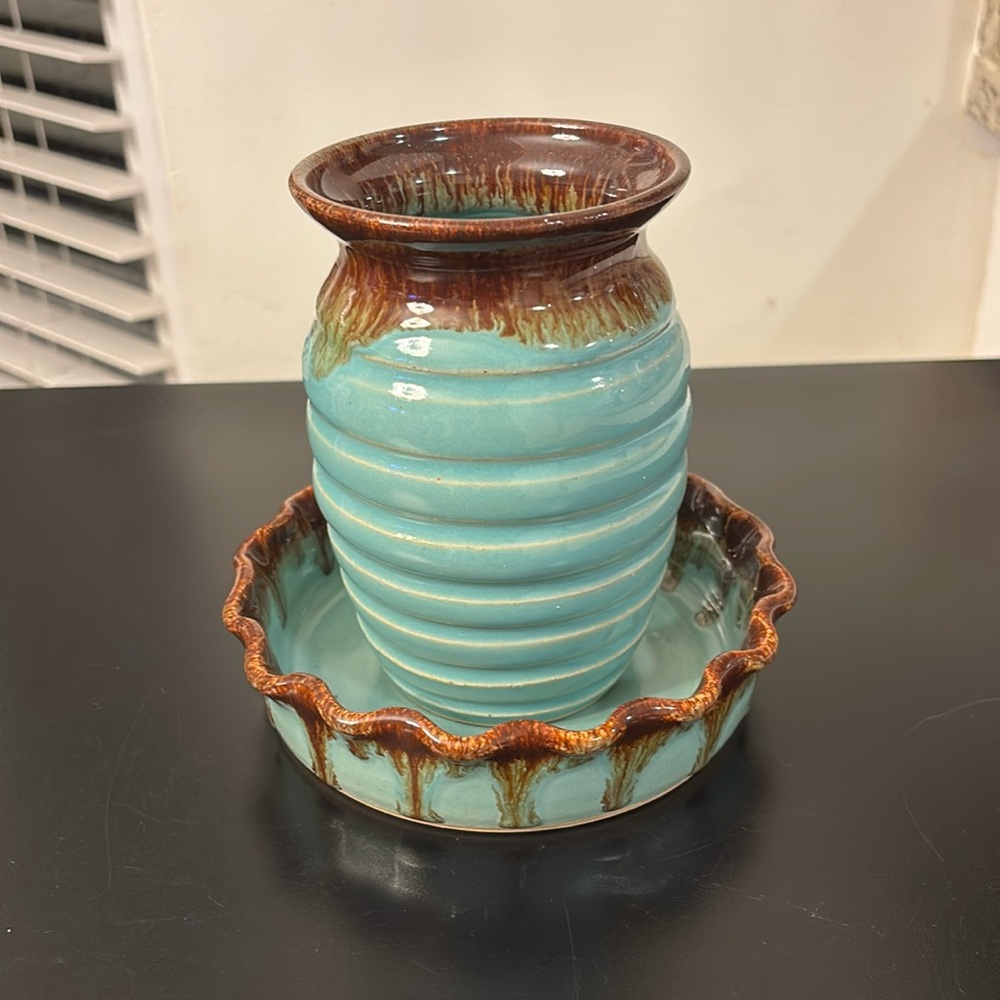 Honey Pot & Saucer